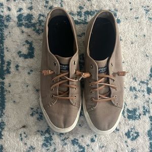 Sperry Slip-On Sneakers with Leather Laces